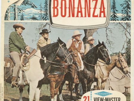 Bonanza - View-Master 3 Reel Packet - 1964 - vintage - B471-S6 Online Sale