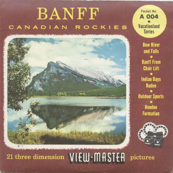 Banff - Canadian Rockies - View-Master 3 Reel Packet - vintage - A004-S4 For Discount