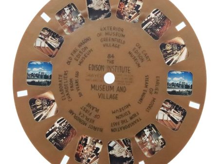 Edison Institute Museum - View-Master Buff Reel - vintage - (BUF-84n) For Discount