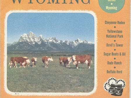 Wyoming - View-Master 3 Reel Packet - 1957 - vintage - A305-S3 For Cheap