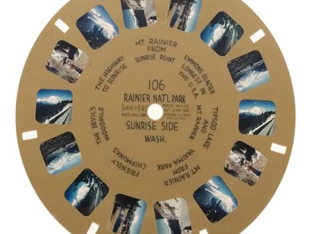 Rainier Nat L Park - View-Master Buff Reel - vintage - (BUF-106n) Fashion