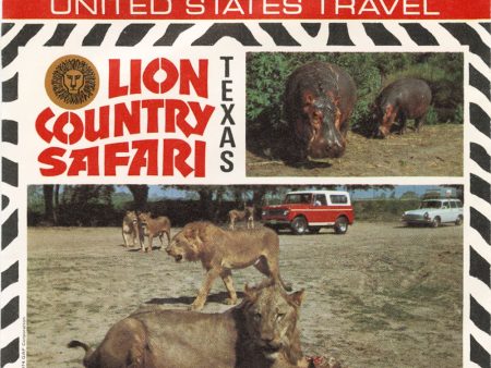 Lion Country Safari - Texas - View-Master 3 Reel Packet - vintage - A409-G3B Online Hot Sale