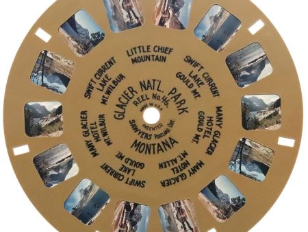 Glacier Nat l Park - Montana - View-Master Buff Reel - vintage - (BUF-46c) Discount