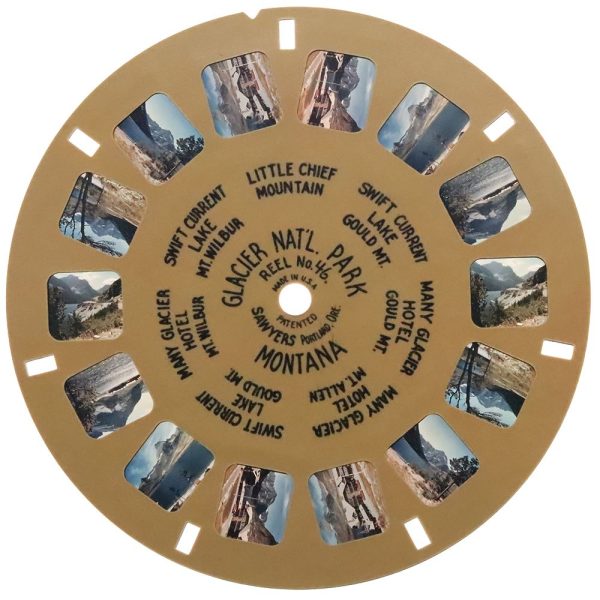 Glacier Nat l Park - Montana - View-Master Buff Reel - vintage - (BUF-46c) Discount