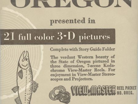 Oregon - View-Master 3 Reel Packet - vintage - OREG-1,2,3-S2 Fashion