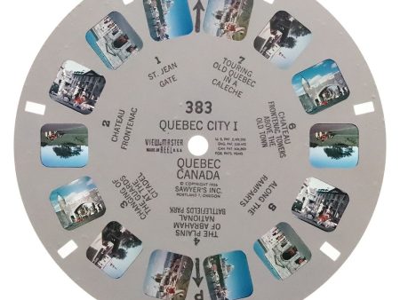 Quebec City I Canada - View-Master Printed Reel - vintage - (REL-383x) Sale