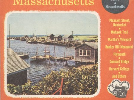 Massachusetts - View-Master 3 Reel Packet - 1955 - vintage - A725-S3 Hot on Sale