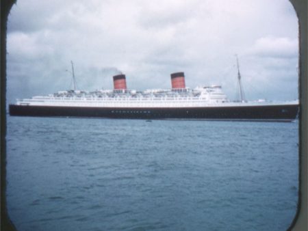 R. M. S.  Queen Elisabeth  - England - View-Master Single Reel - vintage - 1103 For Discount