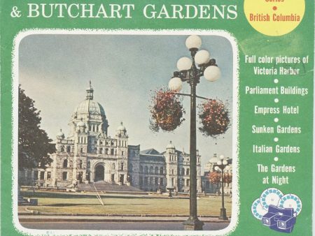 Victoria & Butchart Gardens - View-Master 3 Reel Packet - 1955 - vintage - 313-A,B,C-S3 Discount