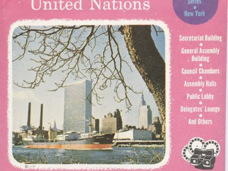 United Nations - View-Master 3 Reel Packet - 1955 - vintage - A651-S3 Online Hot Sale