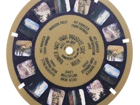 Rainier Nat L Park - View-Master Blue - Ring Reel - vintage - (BR-107c) Online Sale