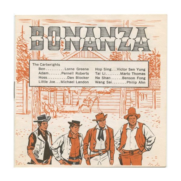 Bonanza - View-Master 3 Reel Packet - 1964 - vintage - B471-S6 Online Sale