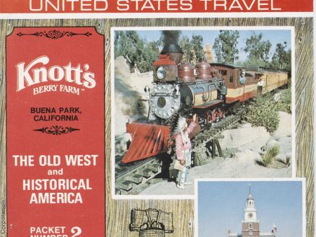 Knott s Berry Farm - Packet No. 2 - View-Master 3 Reel Packet - 1979 - vintage - K33-V2 on Sale