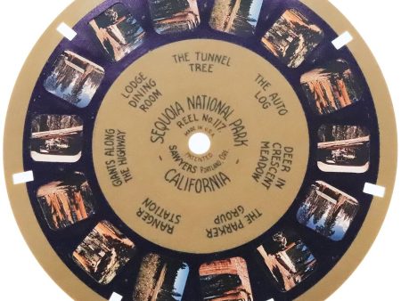 Sequoia National Park California - View-Master Blue Ring Reel - vintage - (BR-117c) Online