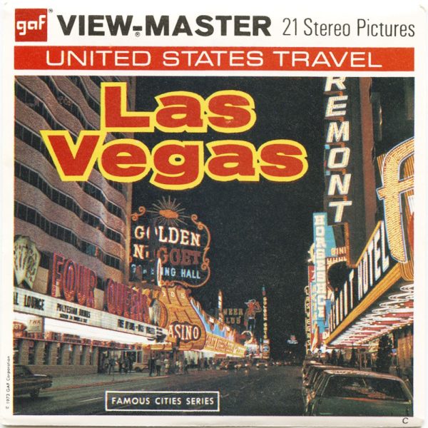 Las Vegas - Nevada - View-Master 3 Reel Packet - 1973 - vintage - A159-G3C Online now