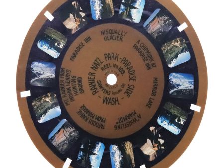 Rainier Nat L Park - View-Master Blue - Ring Reel - vintage - (BR-109c) Online Sale