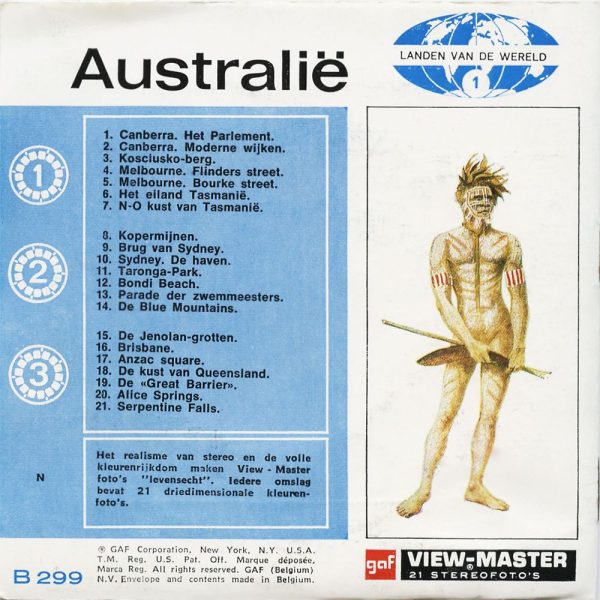 Australië - View-Master 3 Reel Packet - vintage - B299N-BG3 For Sale