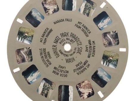 Rainier Nat L Park - View-Master Hand Letter Reel - vintage - (HL-107c) Hot on Sale