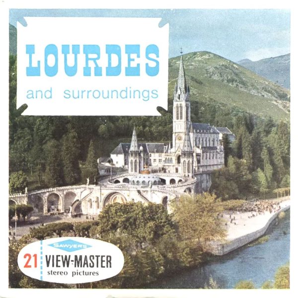 Lourdes and Surroundings - View-Master 3 Reel Packet - vintage - C184E-BS6 Fashion