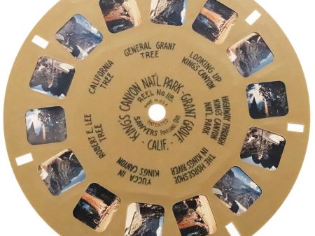 Kings Canyon Nat l Park - Grant Grove - California - View-Master Buff Reel - vintage - (BUF-118c) Online