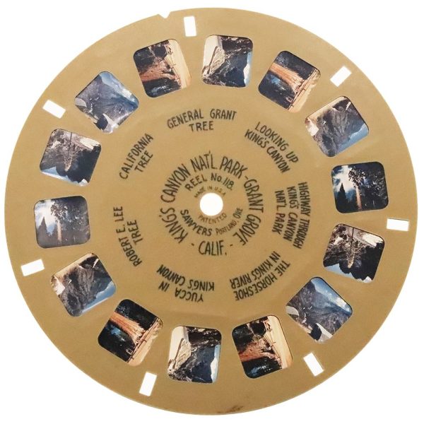 Kings Canyon Nat l Park - Grant Grove - California - View-Master Buff Reel - vintage - (BUF-118c) Online