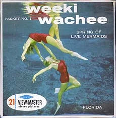 Weeki Wachee - Live Mermaids - Florida - View-Master - Vintage - 3 Reel Packet - 1960s views - A991-S6 Hot on Sale