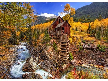 Crystal Mill, Colorado - 3D Lenticular Postcard Greeting Card For Discount