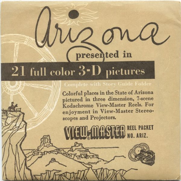 Arizona - View-Master 3 Reel Packet - vintage - ARIZ-1,2,3-S2 Online Sale