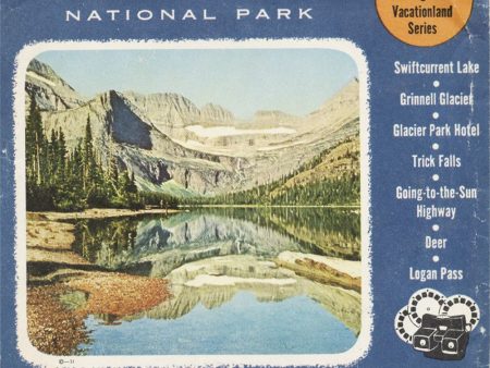 Glacier National Park - View-Master 3 Reel Packet - vintage - A296-S4 Fashion