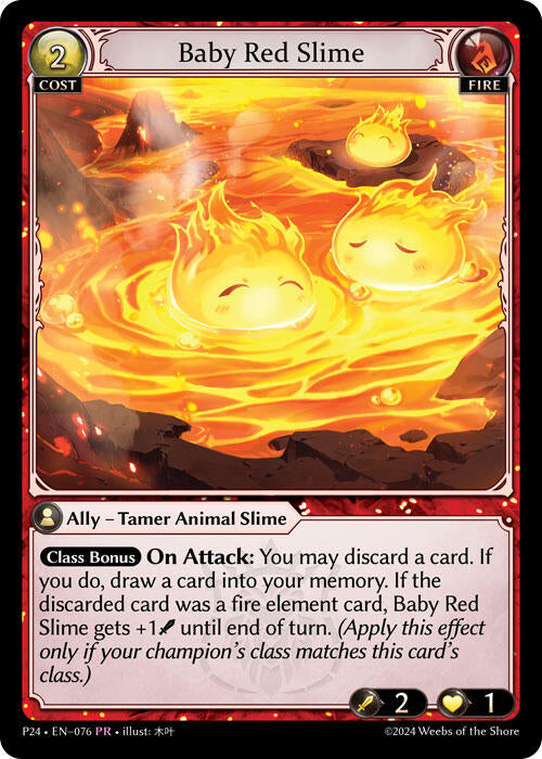 Baby Red Slime (076) [Promotional Cards] For Cheap