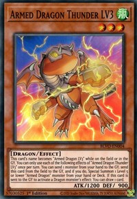 Armed Dragon Thunder LV3 [BLVO-EN004] Super Rare Sale