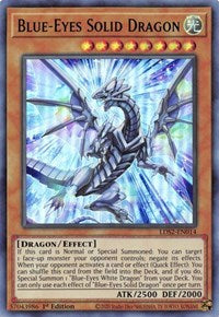 Blue-Eyes Solid Dragon (Green) [LDS2-EN014] Ultra Rare For Cheap