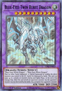 Blue-Eyes Twin Burst Dragon (Green) [LDS2-EN019] Ultra Rare Online now