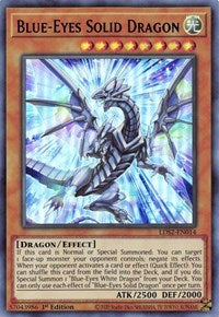 Blue-Eyes Solid Dragon (Blue) [LDS2-EN014] Ultra Rare Discount