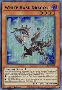 White Rose Dragon (Blue) [LDS2-EN109] Ultra Rare Fashion