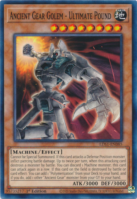 Ancient Gear Golem - Ultimate Pound [LDS1-EN085] Common For Cheap