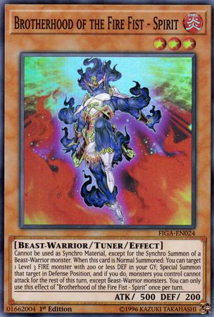 Brotherhood of the Fire Fist - Spirit [FIGA-EN024] Super Rare Cheap