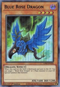 Blue Rose Dragon (Green) [LDS2-EN104] Ultra Rare Sale