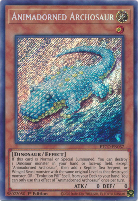 Animadorned Archosaur [ETCO-EN037] Secret Rare Online