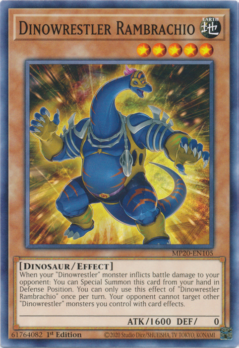 Dinowrestler Rambrachio [MP20-EN105] Common Sale