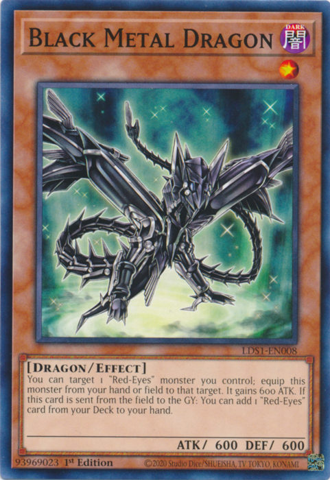 Black Metal Dragon [LDS1-EN008] Common For Sale