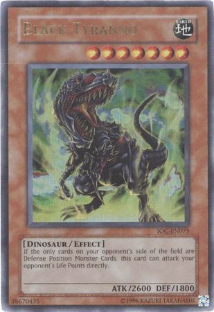 Black Tyranno [IOC-EN075] Ultra Rare For Sale