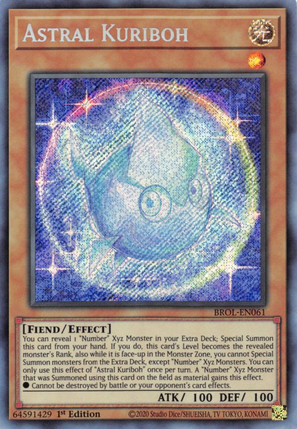 Astral Kuriboh [BROL-EN061] Secret Rare Fashion