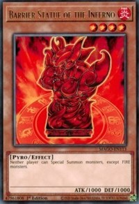 Barrier Statue of the Inferno [MAGO-EN113] Rare For Discount