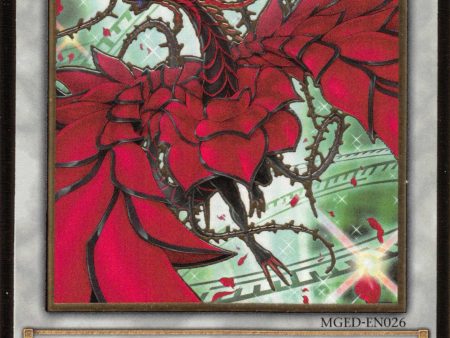 Black Rose Dragon (Alternate Art) [MGED-EN026] Gold Rare For Sale