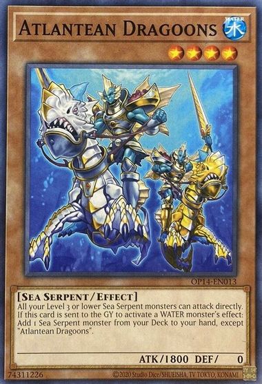 Atlantean Dragoons [OP14-EN013] Common For Sale